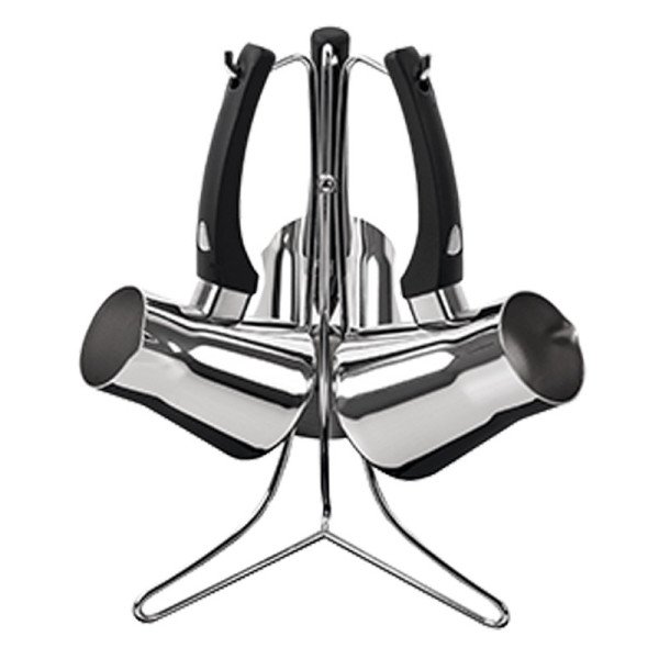 Set 3pcs Zezoua Turc (190-250-320ml) avec support en acier inoxydable Cosmos - TEM Set 3pcs Zezoua Turc (190-250-320ml) avec support en acier inoxydable Cosmos - TEM