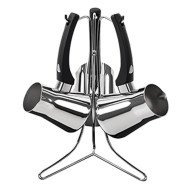 Set 3pcs Zezoua Turc (190-250-320ml) avec support en acier inoxydable Cosmos - TEM