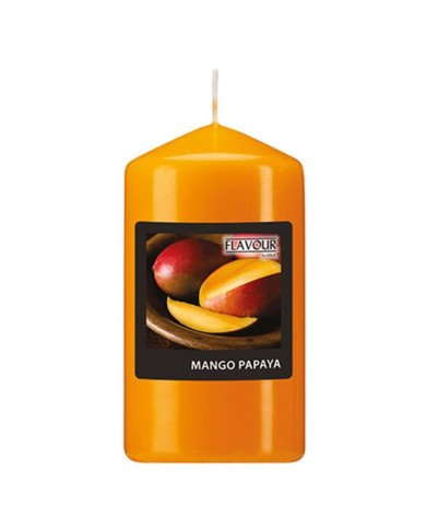 Bougie parfumée Mangue et Papaye Ø 58mm - 110mm - CASADECO Bougie parfumée Mangue et Papaye Ø 58mm - 110mm - CASADECO