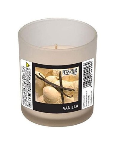 Bougie parfumée en verre Vanille Ø 70mm - 77mm - CASADECO Bougie parfumée en verre Vanille Ø 70mm - 77mm - CASADECO