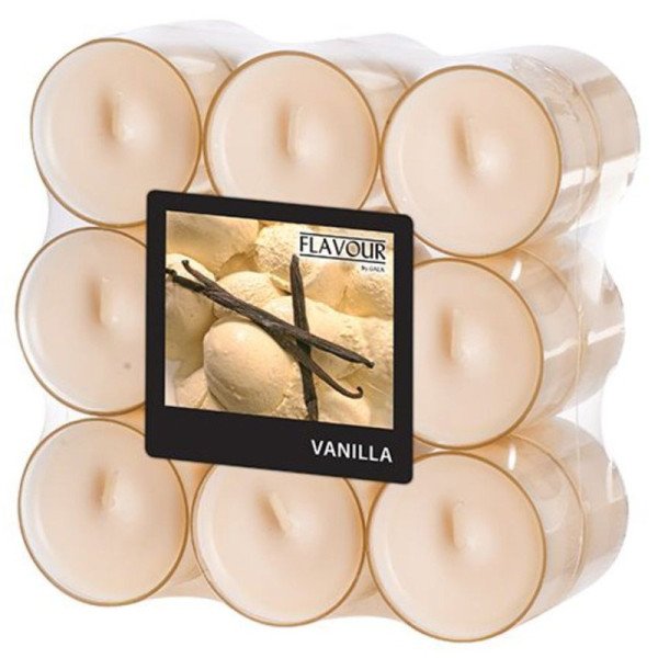 Lot de 18 Bougies chauffe-plats parfumées Lavande Ø 38mm H: 24mm - CASADECO