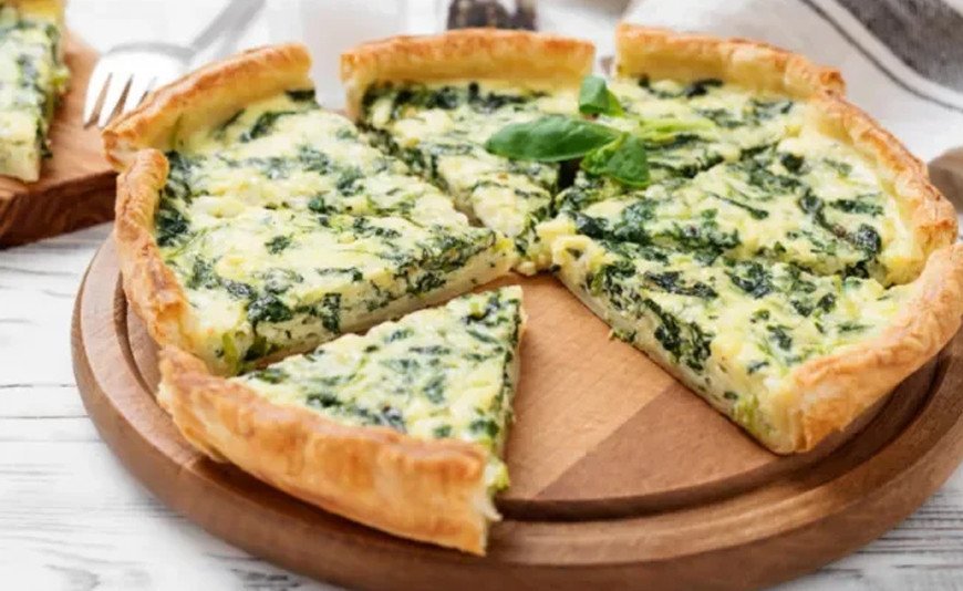Quiche aux Épinards et au Fromage 
